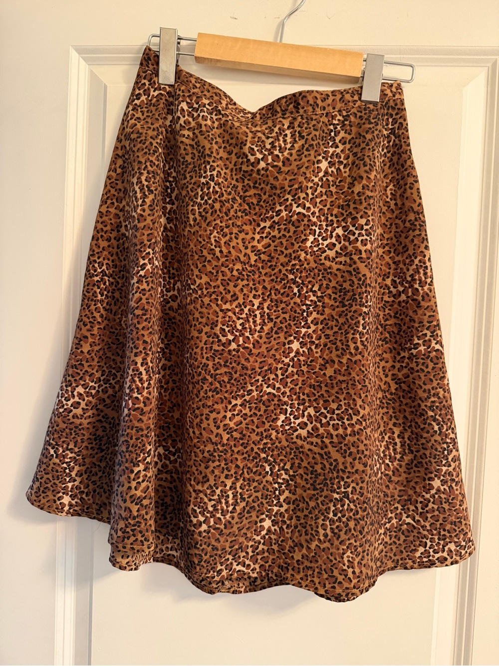 90s Leopard Print Skirt